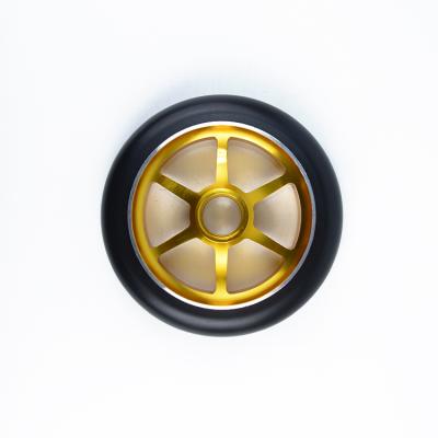 China Alloy Core Scooter Wheels With 120mm Diameter Size For Adult Professional 2 Wheels Stunt Scooters 120*24mm for sale