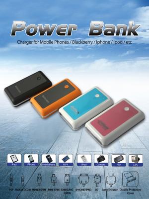 China Bunte OEM 8400mA USB Portable Power Bank für iPhone, iPad, neues Pad zu verkaufen