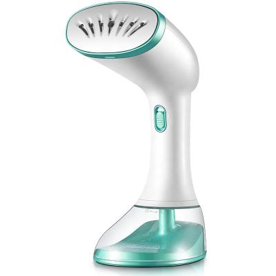 China Hotel 110 - Green 220V Fashion Garment Steamer 1500W Portable Handheld Travel Garment Steamer 7 Holes Fabric Steamer for sale