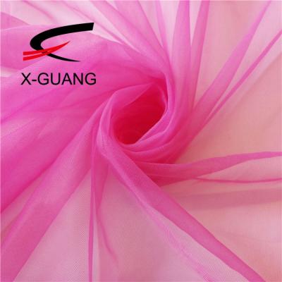 China Wholesale Anti-Static Mosquito Net Fabric 50D 40D Plain Dyed Polyester Fabric for sale