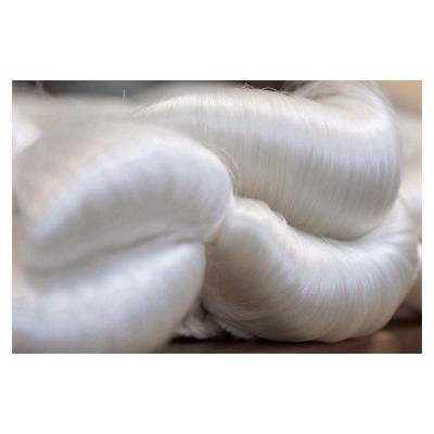 China China silk fabric wholesale top quality organic pure raw silk for knitting and weaving for sale