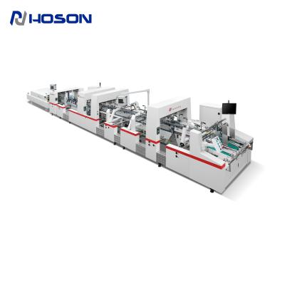 China ZH-1200BFST 4/6 Corner Automatic Box Folder Gluer Machine for sale