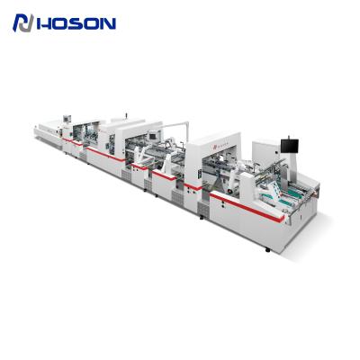 China ZH-1200BFST Automatic 4&6 Corner Folder Gluer Machine for sale