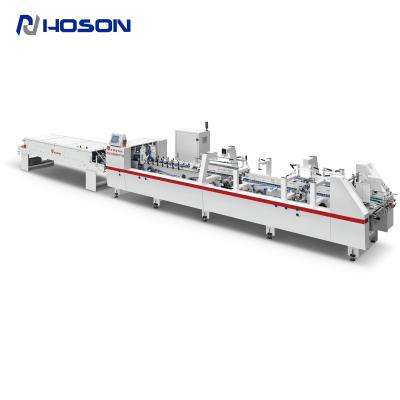 China ZH-880PFT Automatic High Speed Folder Gluer Machine with CE certificate for sale