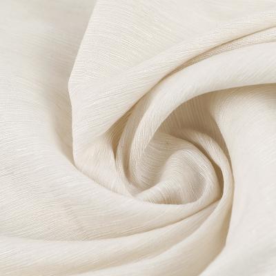 China Summer Sustainable Apparel Fashionable Spring Spring Hemp Silk Fabric Washed 100% Pure Linen Silk Fabric for sale