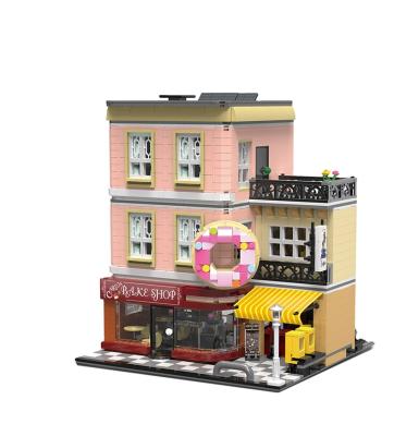 China Hot Selling Baking House Assembled Building Block Toys Girls Educational Toys 10180 for sale