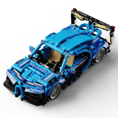 China China Vehicle Brick Toy Kid Model Pull Back Race Car Blocking Children Educational Building Toys T3003-7 for sale