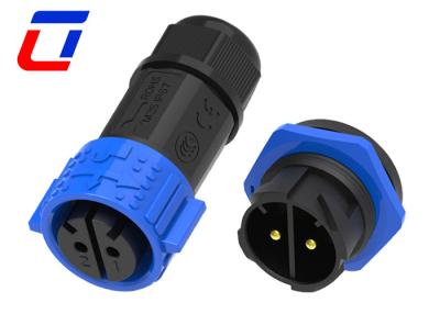 China 50A 600V Circular Cable Connectors IP67 2 Pin Waterproof Connectors for sale