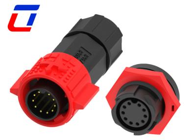 China M19 vermelho IP67 Conector à prova d'água 10 pines Conector de cabo à prova d'água masculino feminino à venda