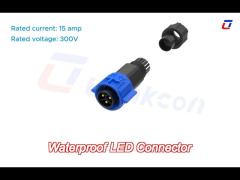 300v 20a led 3 pin wire to board connector watertight wire connectors