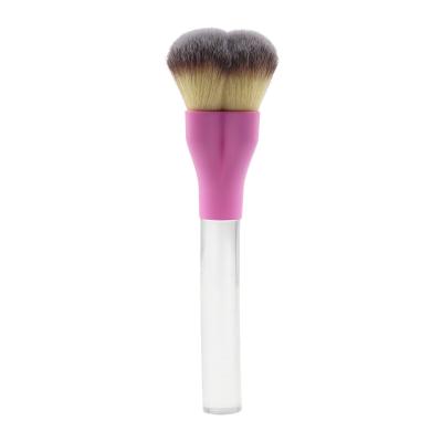 China Multifunctional heart-shaped makeup brush makeup brush head powder blush brush makeup brush customized logo printing acceptable for sale