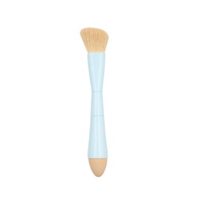 China 4 in 1 Mini Portable Beauty Tool Synthetic Multifunctional Brush Soft Hair 4 in 1 Makeup Brush for Travel with Logo Private Customization for sale