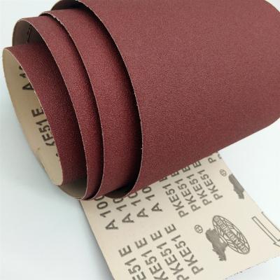 China Hot Sale Aluminum Oxide Paper Wood Sanding Roll PKE51 for sale