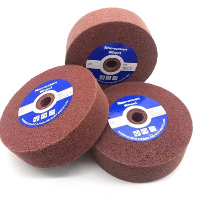 China High Performance Non Woven Grinding Wheel For Polishing Stainless Steel for sale