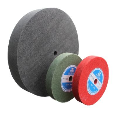 China High Quality Aggressive Non Woven Nylon Wheel Copper Grinding Wheel Polishing Round for sale