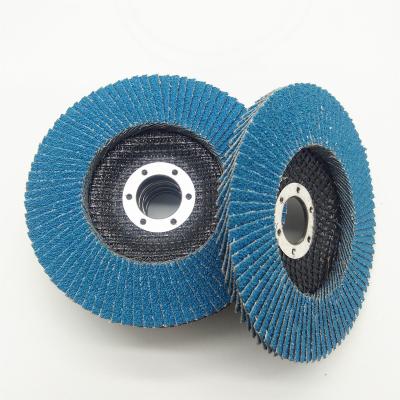 China High Efficiency Sharpness Disc Flap Wheel 4 1/2 Inch Flap Disc Sanding Wheel For Polishing Stainless Steel for sale