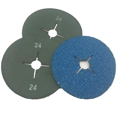 China High Efficiency Sharpness Zirconia Fiber Disc Abrasive Sand Disc Metal Polishing Disc for sale