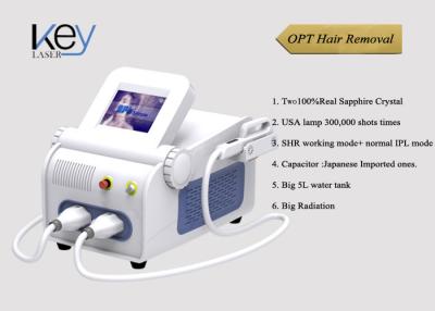 China Germany Pipe Ipl Hair Removal Machine , portable ipl shr opt epilator machine for sale