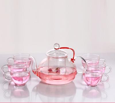 China Minimalist White Transparent Circular Borosilicate Heat Resistant Electric Glass Teapot Guarantee High Quality And Shatterproof Glass for sale