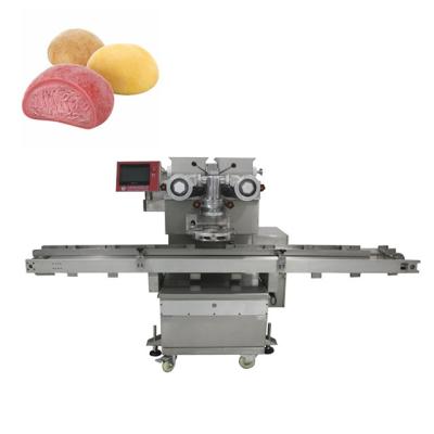 China Frozen Food Factory Automatic Encrusting Machine Mochi Making Machine With Tray Alignment for sale