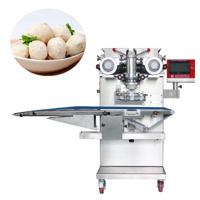 China High Quality Automatic Encrusting Machine Encrusting Machine For Meat Balls Fish Ball Making Forming Machine for sale