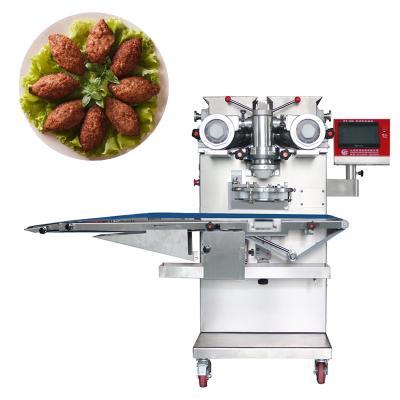 China Food factory CE certified one year warranty momo automatic kubba encrusting fishball stuffing machine for sale