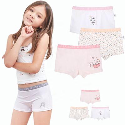 China ETX Cartoon Cotton Kids Antibacterial Underwear For Girls Briefs for sale