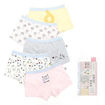 China Wholesale Custom Anti-Wrinkle Label Lingerie Kids Girl Boxer Briefs for sale