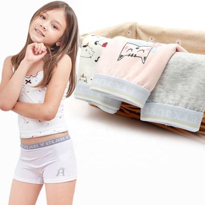 China Wholesale Stock Kids Antibacterial Brand Boxer Underwear Girls for sale