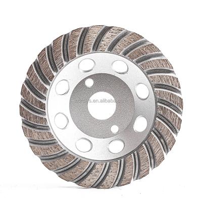 China Masonry Concrete /Granite /Marble Diamond Turbo Row Grinding Cup Wheel For Concrete Masonry Granite Marble for sale