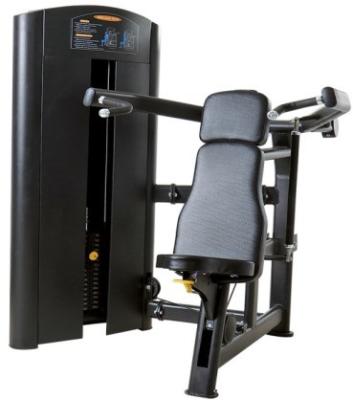 China Home Indoor Medium Loader Steel Pin Loaded Machines-Seated Shoulder Press Bench Type for sale