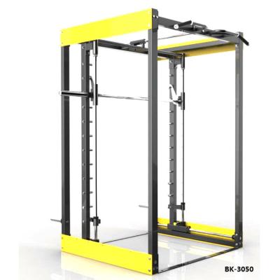 China Multifunktionale Heimgymnastik-Smith-Maschine mit Beinpresse und Pull-Up-Bars Stahlrohr Q235 zu verkaufen