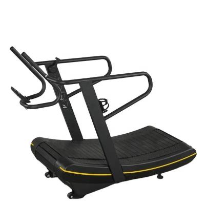 China Customized Logo Availabled Home Gym Treadmill Non Motorized Air Runner Manual Curved for sale