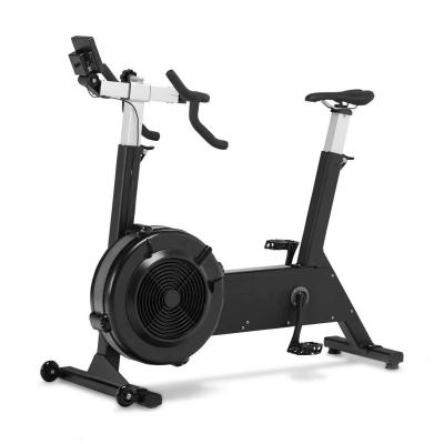 China Newest Type 1200*610*1000 Air Resistance Stationary Exercise Upright Spinning Airbike for sale