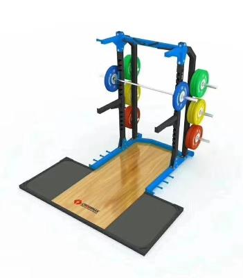 China Befreeman Cross Fitness Gym Equipment Power Full Squat Rack with Weighting Platform for sale