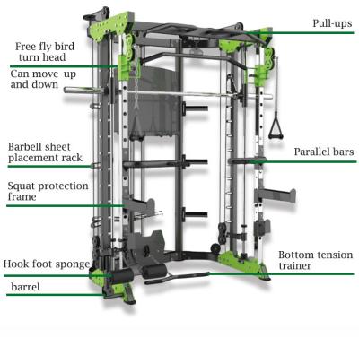 China Large Loader Sport Fitness Equipment Chest Fly Rowing Squat Rack Multi-Functional Gym for sale