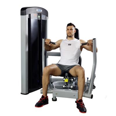 China Fitness Commerciële fitness training pin load zittende borstpressemachine met gewichtsstapel Te koop