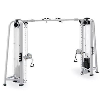 China Multi-functional Training Rack Cable Crossover Fitness Machine with 80kg*2 Weight Stack for sale