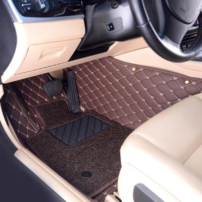 China Anti-skidding.clean full set of PVC car mat 3d leather floor mat for sale