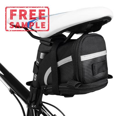 China Wholesale 2022 Free Sample Waterproof Water Proof Double Cycle Bags Accessories Frame Bicycle Rear Seat VAG Seatpost Bike Saddle Bags for sale