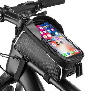 China Water Render 2022 Front Top Frame Tube Travel Saddle Frame Phone Waterproof Bicycle Bags Western Bag Wholesale OEM Bike Riding Accessories for sale