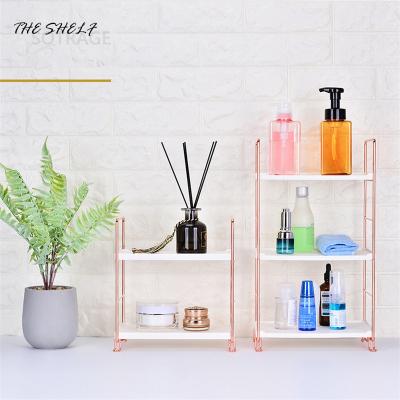 China Bedroom/Desk Rack Tool Holder Stainless Steel Kitchen Storage Viable Multifunctional Plastic Shelf/Bracket for sale