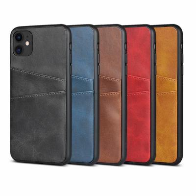 China Leather Case Wallet Shockproof Cell Phone Case With Card Slot For Iphone SE 2020 11 PRO max X XS XR 8 7 PLUS 6 6S Luxury Skin Cover for sale