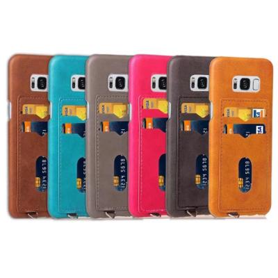 China Wallet Shockproof Leather Cell Phone PU Case Hard Case with Card Slot for Samsung Galaxy S7 EDGE S8 PLUS S9 J4 J6 S10 Skin Cover for sale