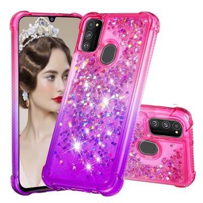 China Shock Proof Dynamic Gradient Phone Cover Liquid Shockproof Soft TPU Case For Samsung Galaxy Note 10 PRO J3 J7 2018 A7 A9 S8 PLUS S9 S10E S10 Gradient Skin Cover for sale