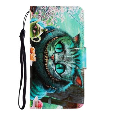 China Flower Wallet Case Flower Print Wallet Leather Case For Samsung Galaxy A21S S10 S10E NOTE10 pro J4 J6 plus A8 Flip Skin Cover 2018 for sale