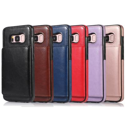 China Shock Resistant Case with Card Slot Back Case for Samsung Galaxy A10 M10 A10E A20E A10S A20 A30 M10S A50 A50S Skin Leather Cover for sale