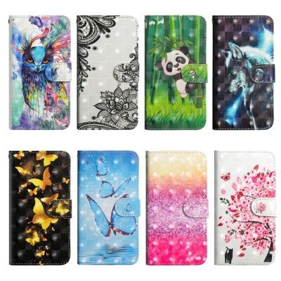 China Cartoon Flower Print Design For Galaxy A70S Leather Mandala Flip Stand Cover For Samsung Galaxy A51 A70S A71 3D Flower Print Wallet Case for sale