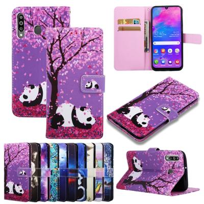 China Ultra A71 A51 5G Animal Case Flip Pouch Stand Cover For Samsung Galaxy Note 20 Cartoon Flower Print Wallet Leather Case for sale