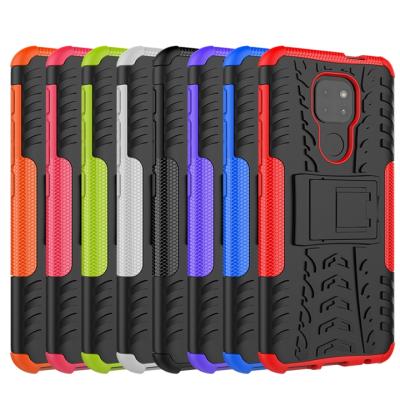 China Shockproof Kickstand Armor Tire Tire Dazzle TPU Shockproof Case PC Case For MOTO E7 G 5G plus G9 Play G9 Plus Hybrid G9 Power Stand Skin Cover for sale